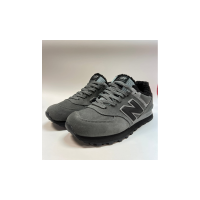 Кроссовки New Balance 574 с мехом зимние серые