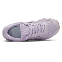 Кроссовки New Balance 574 фиолетовые кожаные