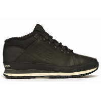 Кроссовки New Balance 574 зимние высокие моно черные