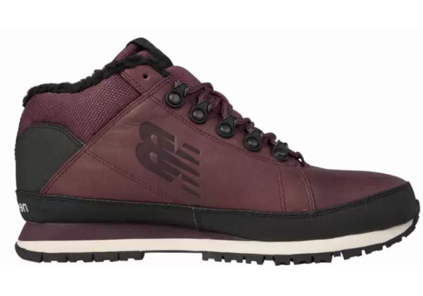 Кроссовки New Balance 574 зимние высокие бордовые