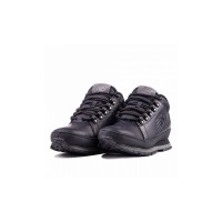  Кроссовки New Balance 574 зимние высокие кожаные черные