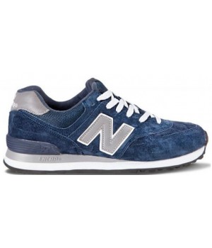 New Balance мужские кроссовки 574 синие с серым