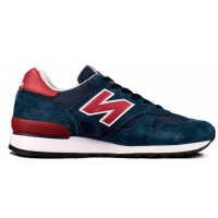 New Balance мужские кроссовки 574 синие с красным