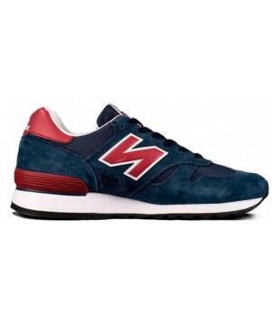 New Balance мужские кроссовки 574 синие с красным