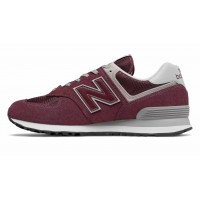 New Balance кроссовки 574 Classic темно-бордовые