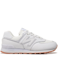 New Balance кроссовки 574 Classic Белые кожаные