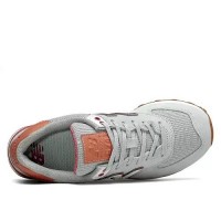 New Balance женские кроссовки 574 серый с красным