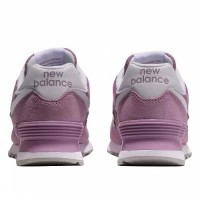 New Balance женские кроссовки 574 фиолетовые с белым