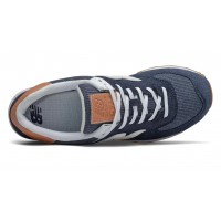  Кроссовки New Balance 574 синие с коричневым