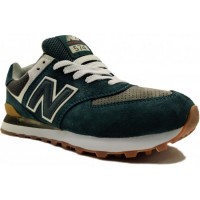 New Balance 574 Зелено-белые