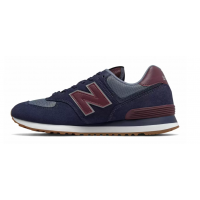 Кроссовки New Balance 574 Classic Сине-бордовые