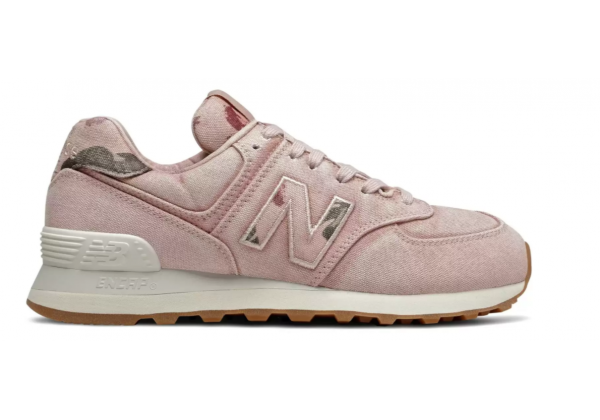 New Balance женские кроссовки 574 Stone Wash Розовые