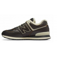 New Balance мужские кроссовки 574 коричневые кожаные