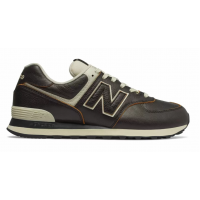 New Balance 574 Черные кожаные