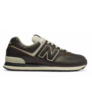 New Balance 574 Черные кожаные