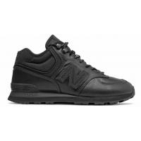 New Balance мужские кроссовки 574 Mid Черные кожаные