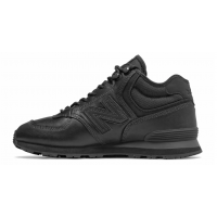New Balance мужские кроссовки 574 Mid Черные кожаные