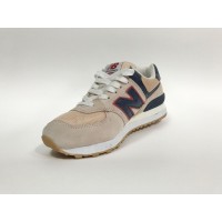 Кроссовки New Balance 574 Classic бежево-черные