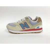 Кроссовки New Balance 574 Classic песочные с синим