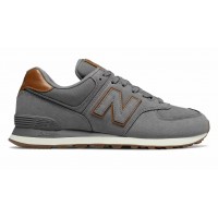 Кроссовки New Balance 574 мужские серо-коричневые