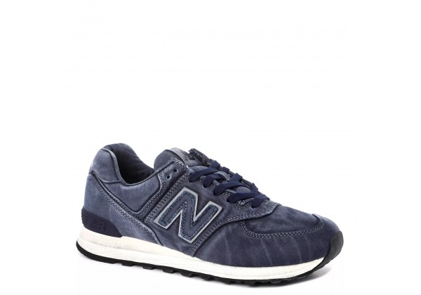 New Balance мужские кроссовки 574 джинсовые синие