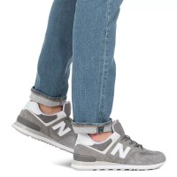Кроссовки New Balance 574 мужские серо-белые