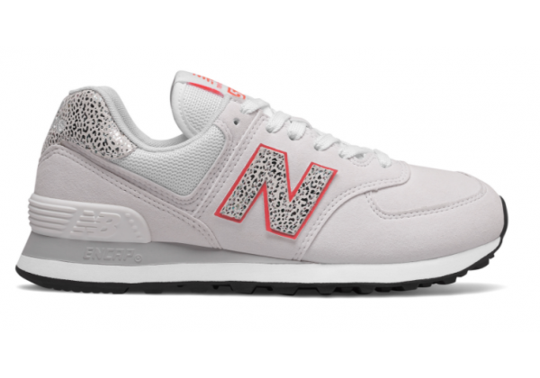  Кроссовки New Balance 574 Animal Print белые