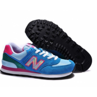 Кроссовки New Balance 574 Classic Сине-розовые 