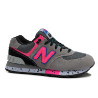 Кроссовки New Balance 574 Classic Серо-розовые