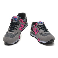 Кроссовки New Balance 574 Classic Серо-розовые