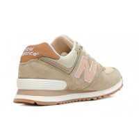 Кроссовки New Balance 574 Classic Бежево-розовые