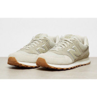 New Balance женские кроссовки 574 бежевые монотонные