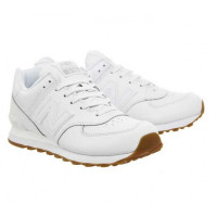 New Balance кроссовки 574 Classic Белые кожаные